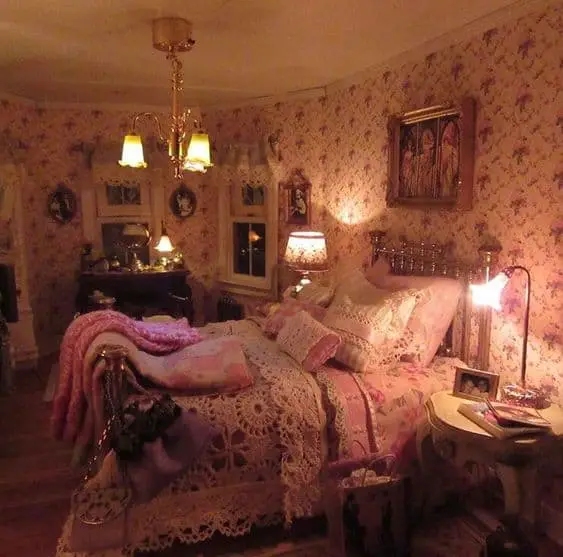 coquette bedroom lighting ideas