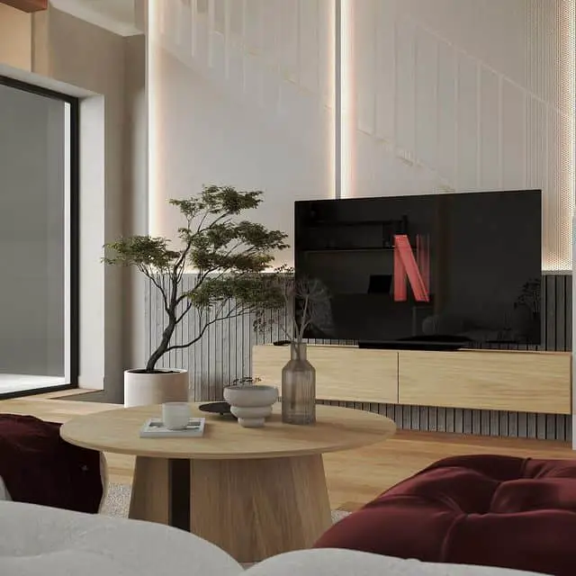 modern japanese living room idea