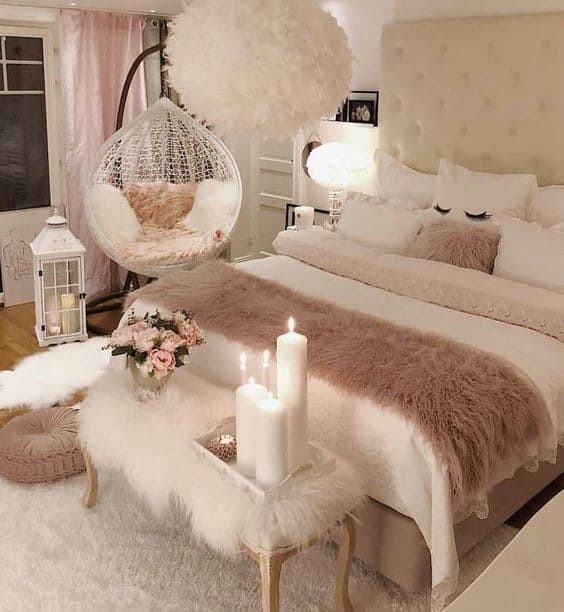 blush bedroom design