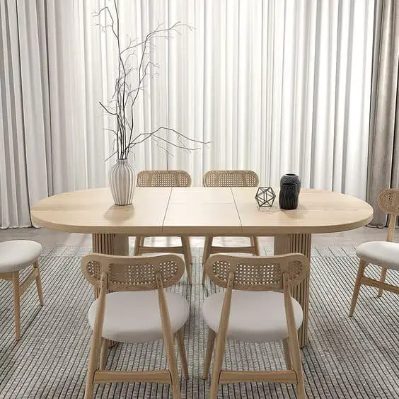 modern farmhouse dining room design idea