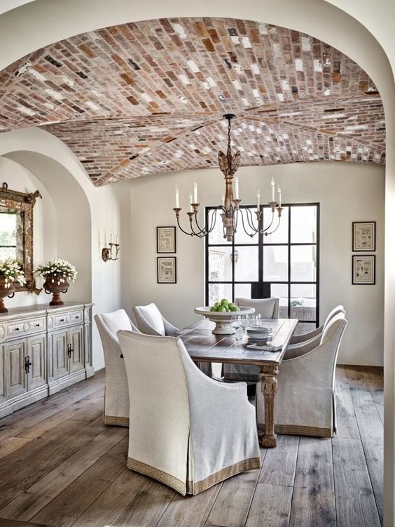 brick vaulted ceiling design