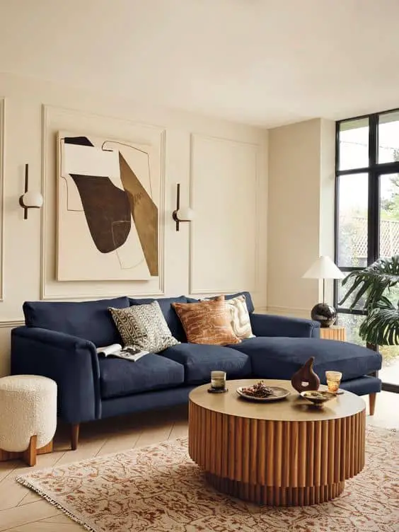 earthy living room idea