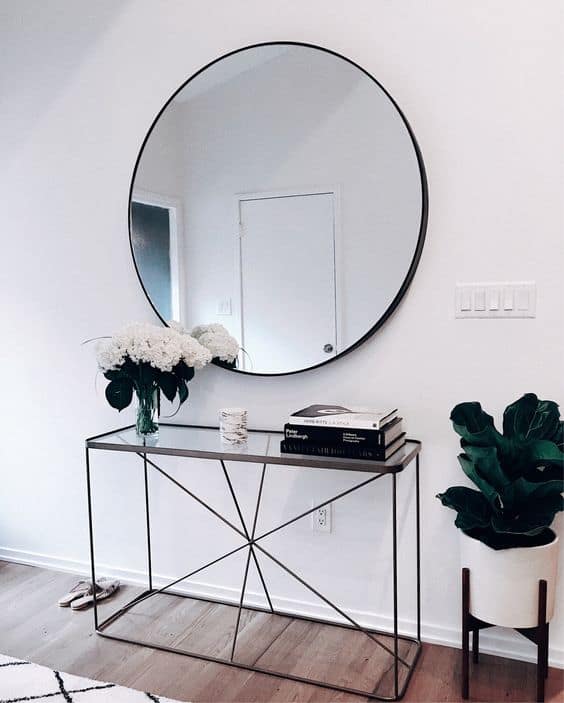 oversized entryway mirror