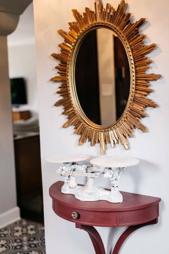 sunburst mirror idea